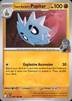 Team Rocket's Pupitar Destined Rivals 95