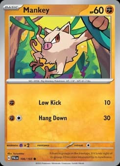 Mankey Paldea Evolved 106