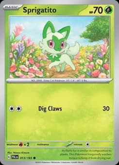 Sprigatito Paldea Evolved 13