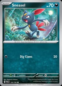 Sneasel Paldea Evolved 133