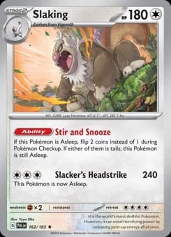 Slaking Paldea Evolved 162