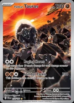 Paldean Tauros Paldea Evolved 218