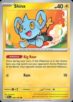 Shinx Paldea Evolved 68