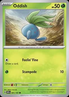 Oddish Obsidian Flames 1