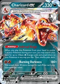Charizard ex Obsidian Flames 125