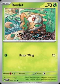 Rowlet Obsidian Flames 13