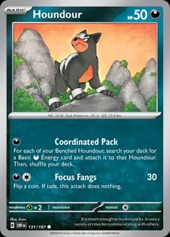 Houndour Obsidian Flames 131
