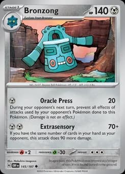Bronzong Obsidian Flames 145