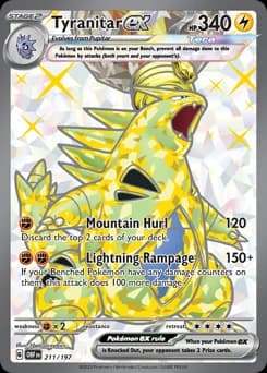 Tyranitar ex Obsidian Flames 211