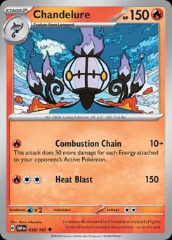 Chandelure Obsidian Flames 38