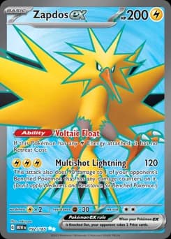 Zapdos ex 151 192