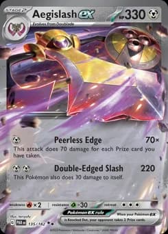 Aegislash ex Paradox Rift 135