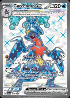 Garchomp ex Paradox Rift 219