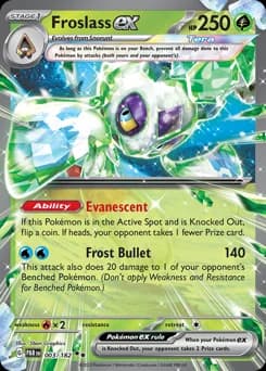 Froslass ex Paradox Rift 3