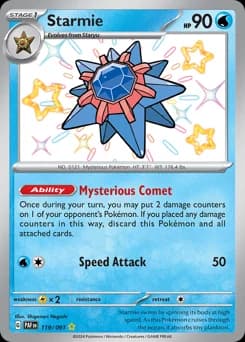 Starmie Paldean Fates 119