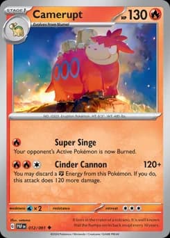 Camerupt Paldean Fates 12
