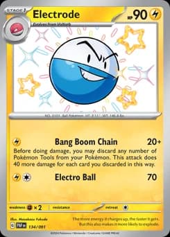 Electrode Paldean Fates 134