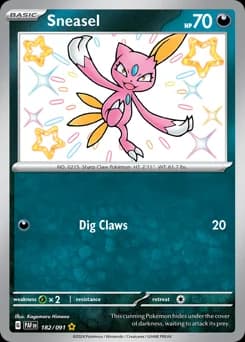 Sneasel Paldean Fates 182