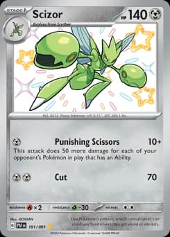 Scizor Paldean Fates 191