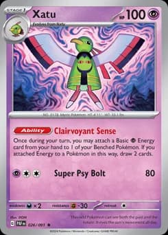 Xatu Paldean Fates 26