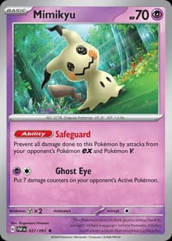 Mimikyu Paldean Fates 37