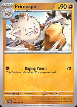 Primeape Paldean Fates 46