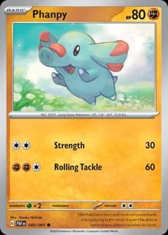 Phanpy Paldean Fates 48