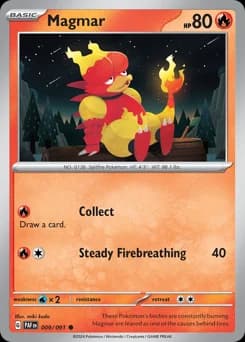 Magmar Paldean Fates 9