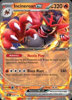 Incineroar ex Temporal Forces 34