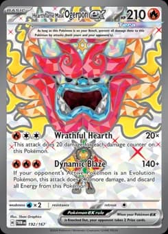 Hearthflame Mask Ogerpon ex Twilight Masquerade 192