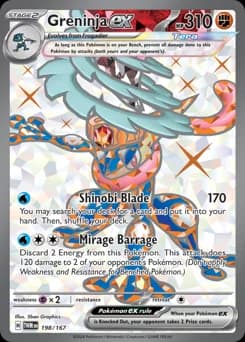 Greninja ex Twilight Masquerade 198
