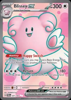 Blissey ex Twilight Masquerade 201