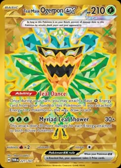 Teal Mask Ogerpon ex Twilight Masquerade 221