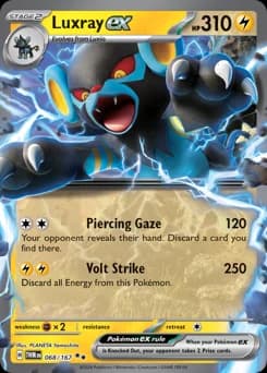Luxray ex Twilight Masquerade 68