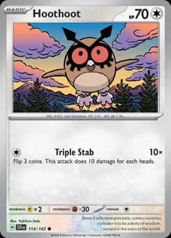 Hoothoot Stellar Crown 114