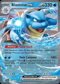 Blastoise ex Stellar Crown 30