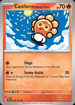 Castform Sunny Form Surging Sparks 20