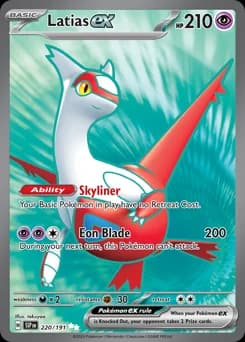 Latias ex Surging Sparks 220