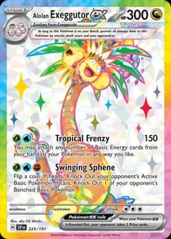 Alolan Exeggutor ex Surging Sparks 225