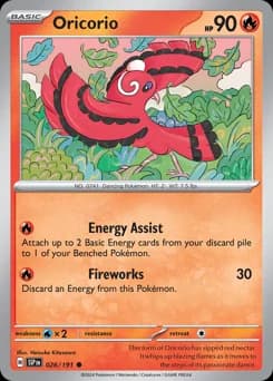 Oricorio Surging Sparks 26