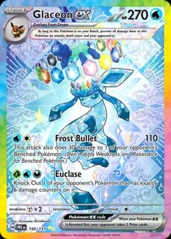 Glaceon ex Prismatic Evolutions 150