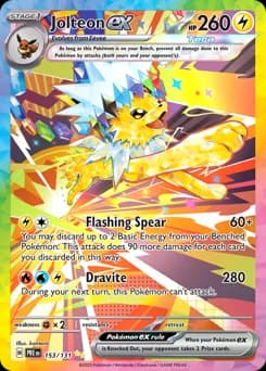 Jolteon ex Prismatic Evolutions 153