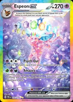 Espeon ex Prismatic Evolutions 155