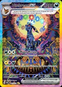 Umbreon ex Prismatic Evolutions 161