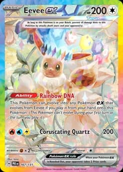 Eevee ex Prismatic Evolutions 167