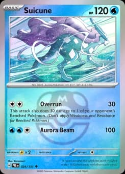 Suicune Prismatic Evolutions 24