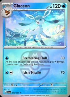 Glaceon Prismatic Evolutions 25