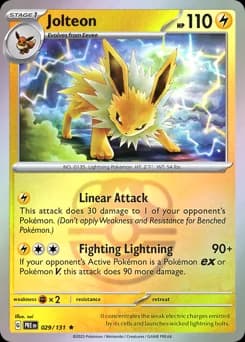 Jolteon Prismatic Evolutions 29