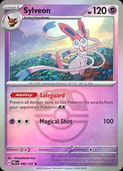 Sylveon Prismatic Evolutions 40