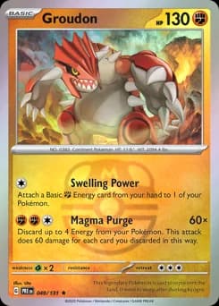 Groudon Prismatic Evolutions 49